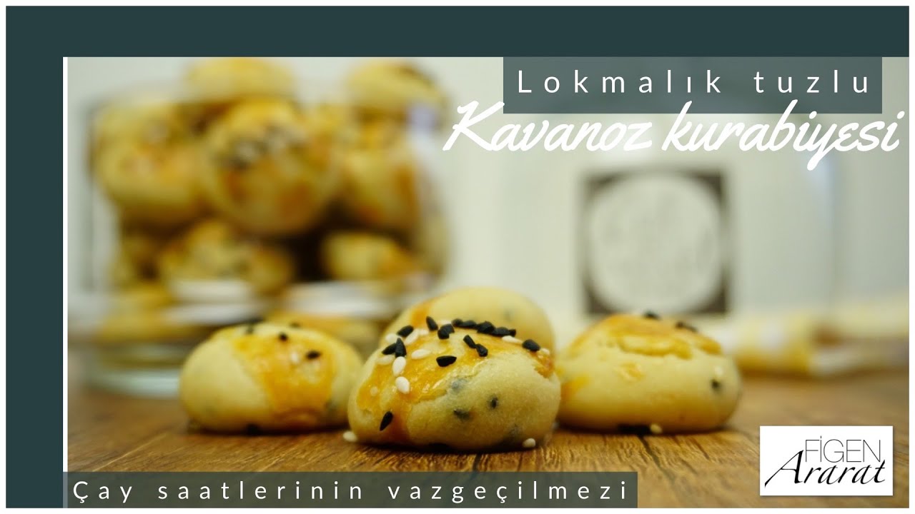 Bayatlamayan ağızda dağılan lokmalık tuzlu kavanoz kurabiyesi/ kurabiye