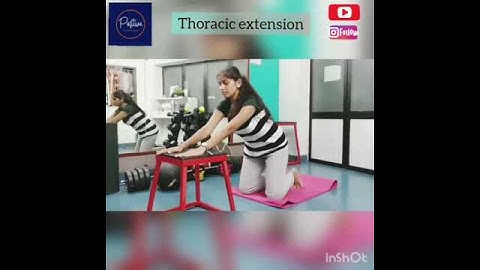 Thoracic Extension on chair