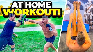 The Best AT HOME FULL BODY Workout For MMA! Prep For UFC 296