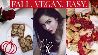 🌹 what i eat in a day (vegan!) AUTUMN edition 🌿