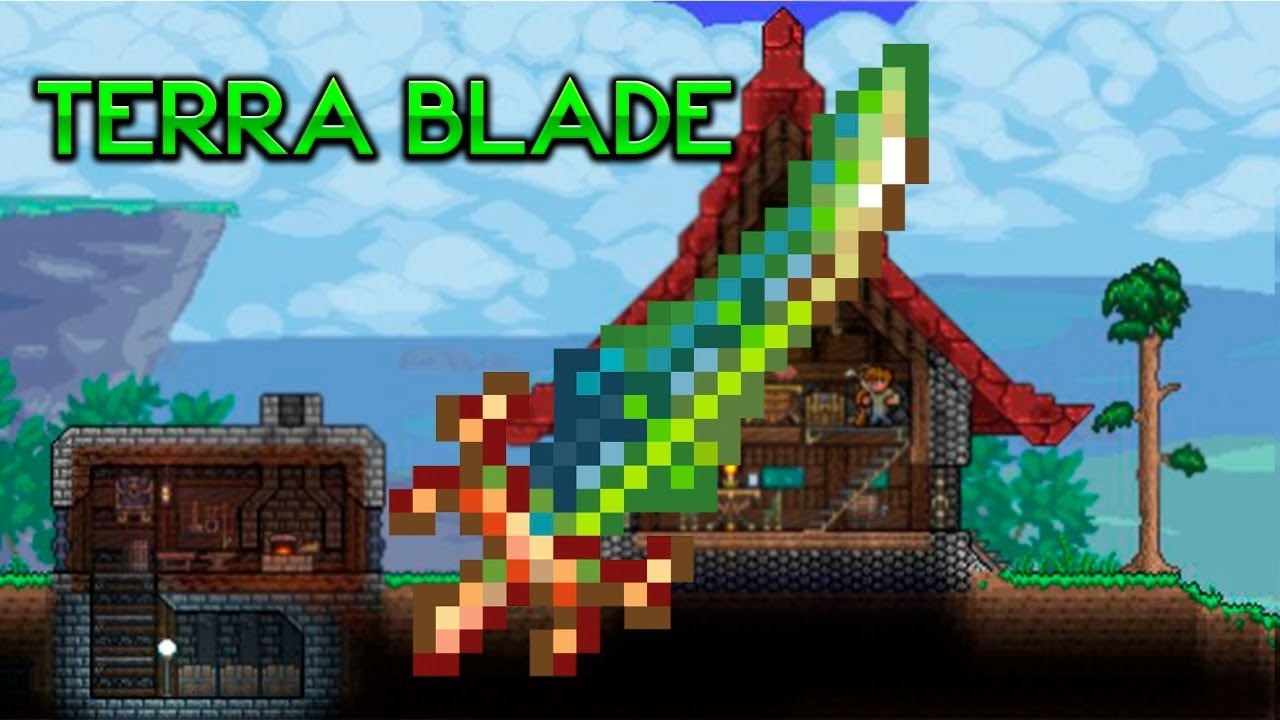 Cómo Conseguir la TERRA BLADE/ESPADA TERRA en terraria YouTube