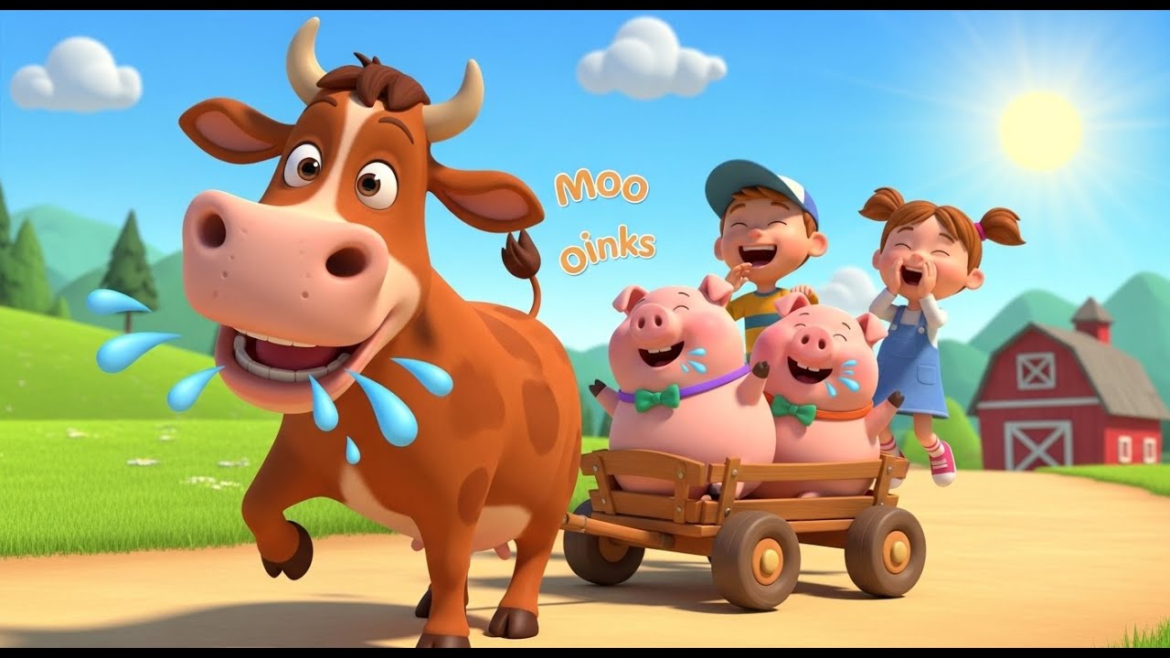 Choo Choo Farm Train – Who Carries the Animals? | Fun Farm Train Song