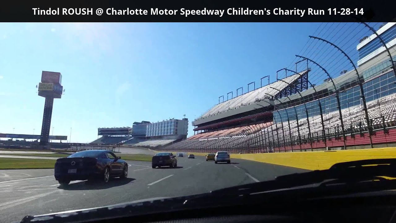 Charlotte Hot Laps - Tindol ROUSH at The Speedway Children's Charity Run on 11-28-2014