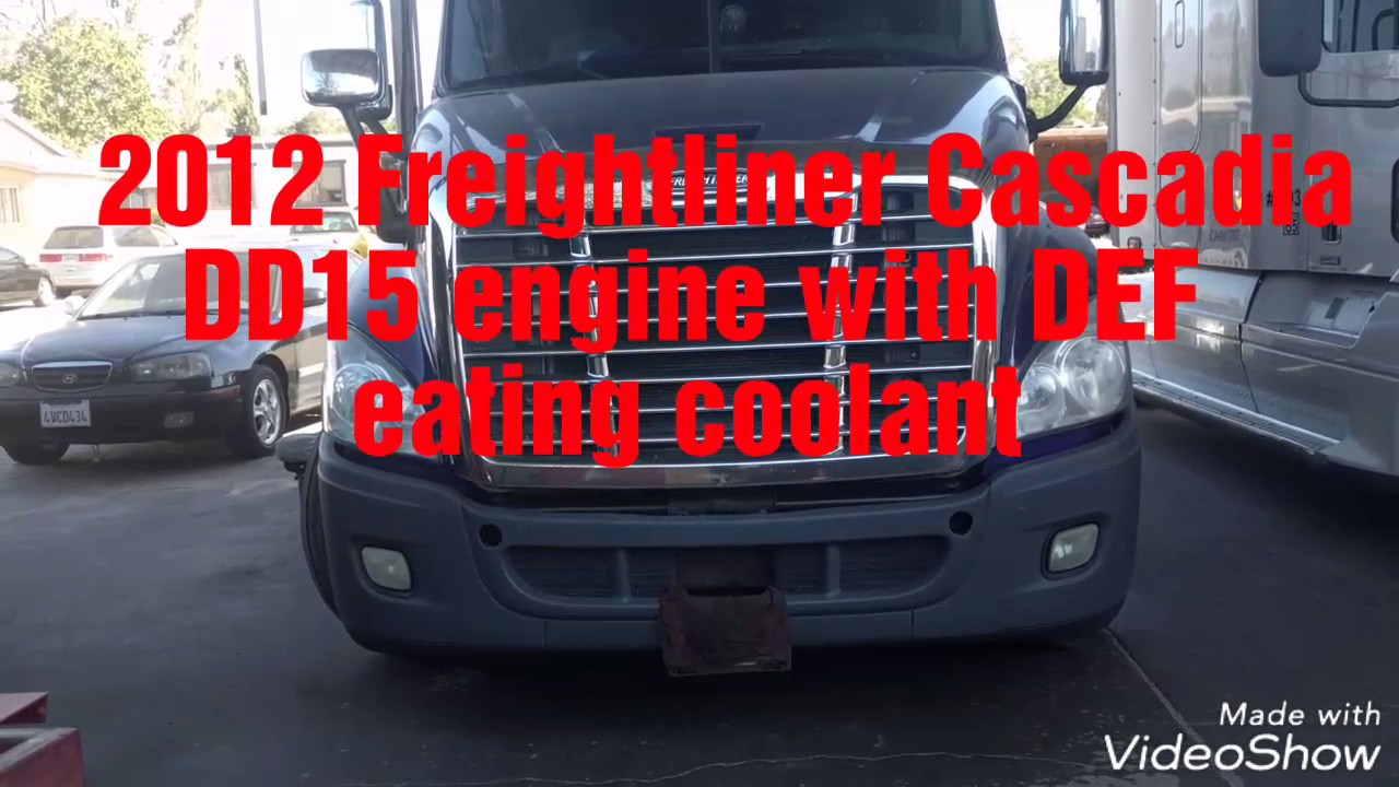 How To Check Antifreeze >> Freightliner Cascadia DD13 DD15 DD16 engine burning coolant missing coolant - YouTube How To Check Antifreeze >> Freightliner Cascadia DD13 DD15 DD16 engine burning coolant missing coolant - YouTube