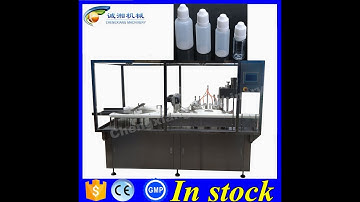 High speed eye drop filling machine,filling plugging capping machine