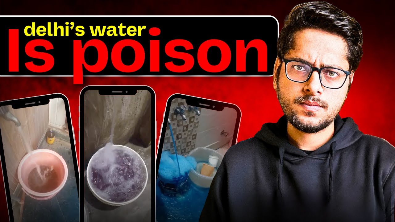 Delhi People are drinking sewage water 🤮