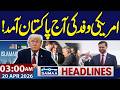 2nd Round of Talks| US Delegation to arrive in Pakistan today | 3 AM News Headlines | Samaa Tv Mp3 Song
