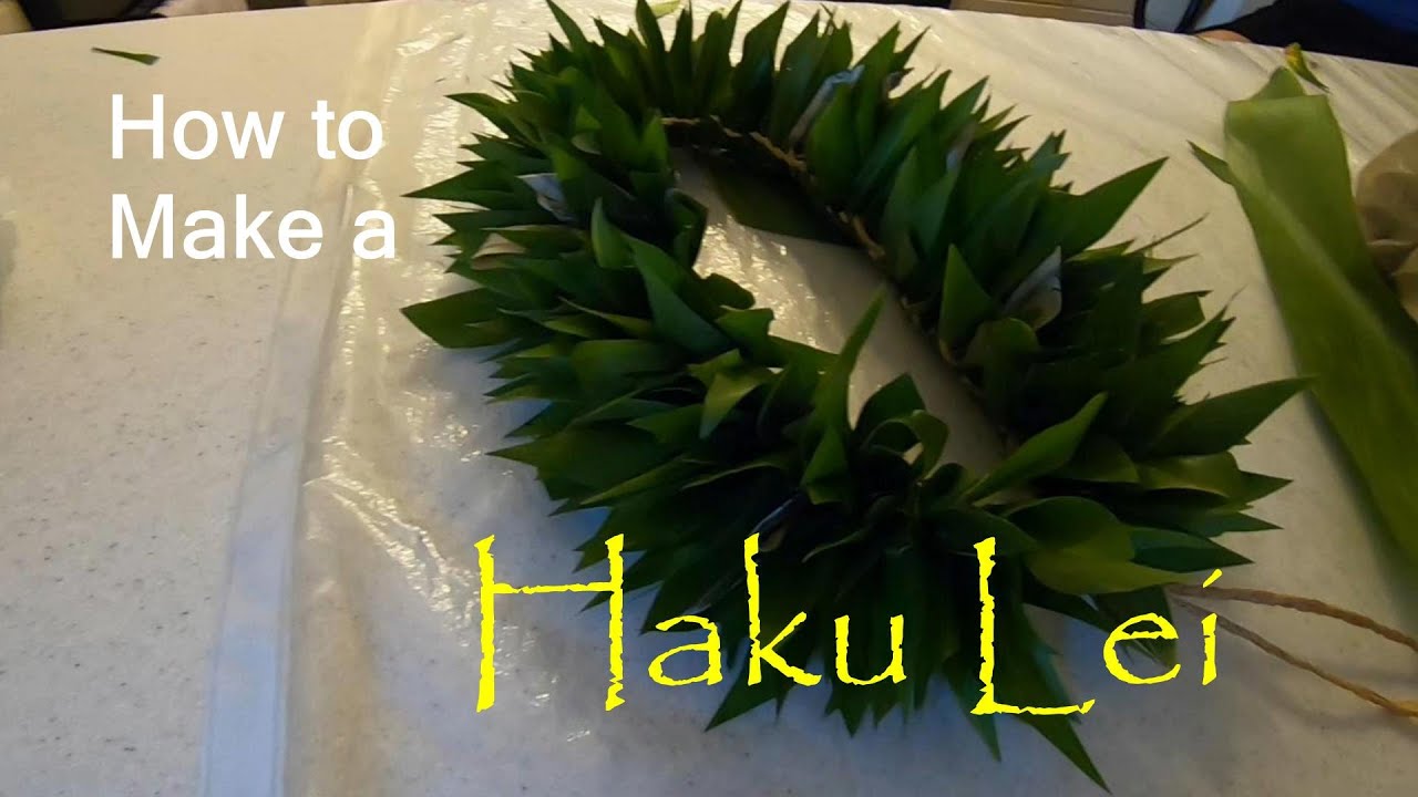 How to Make a Haku Lei YouTube