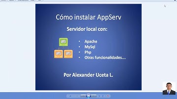 Cómo instalar el servidor local AppServ