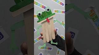 How to make ice cream stick craft short video idea for kids #icecream #craft #ytshorts #shorts #like