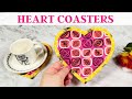 Craft Your Own Stunning Heart Shaped Coasters - Free Sewing Pattern