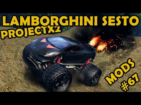 Lamborghini Sesto Elemento Monster Truck At Projectx2 Mod