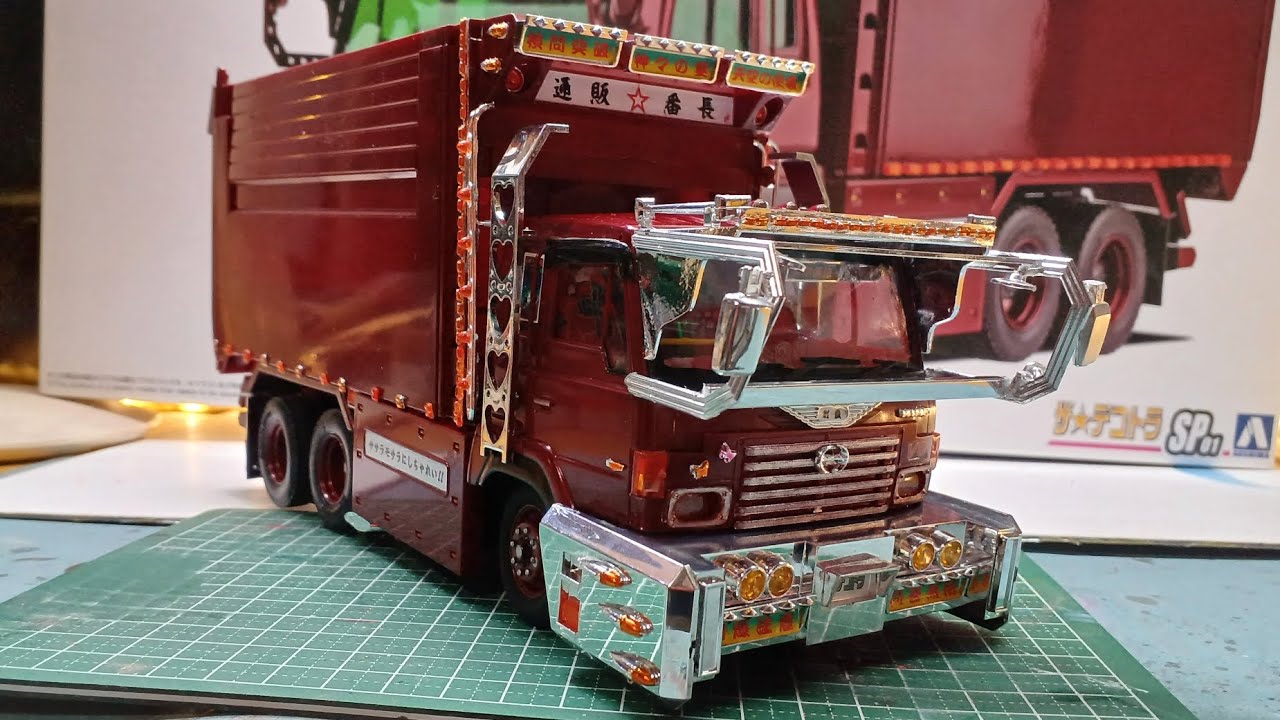 今回もデコトラ通販番長🚚制作中です😆🎶 - YouTube
