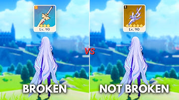 Best F2P Weapon for Skirk?? 3 STAR vs 5 STAR !! [ GENSHIN IMPACT ]