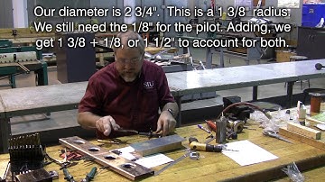 AVT 206 A&P Sheet Metal Class - P2 - Adjusting the flycutter