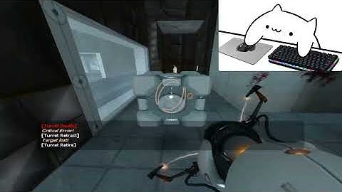 Bongo meets turrets in Portal!