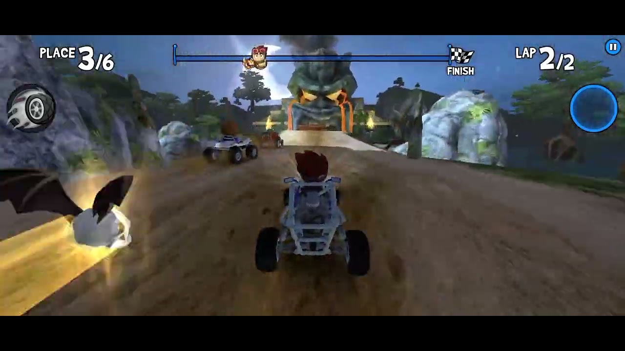 Jemimah and Joshua Beach buggy racing