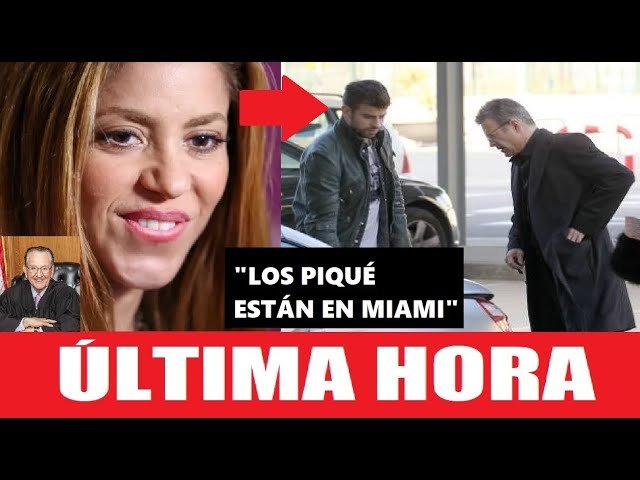 ⁣💥🚨FILTRACIÓN BOMBA de LOS ABOGADOS de SHAKIRA por VISITA SECRETA de GERARD PIQUÉ y SU PAPÁ EN MIAMI.