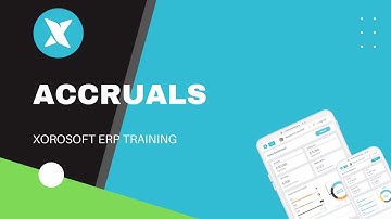 XoroERP Accounting Tutorial - Accruals