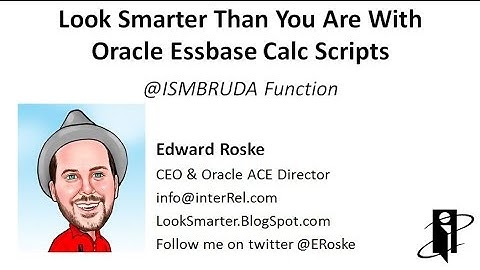 Essbase @ISMBRUDA Function