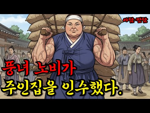 뚱녀노비가 주인 대감집을 인수했더니 생긴일 |야담|만담|전설|옛날이야기|사연