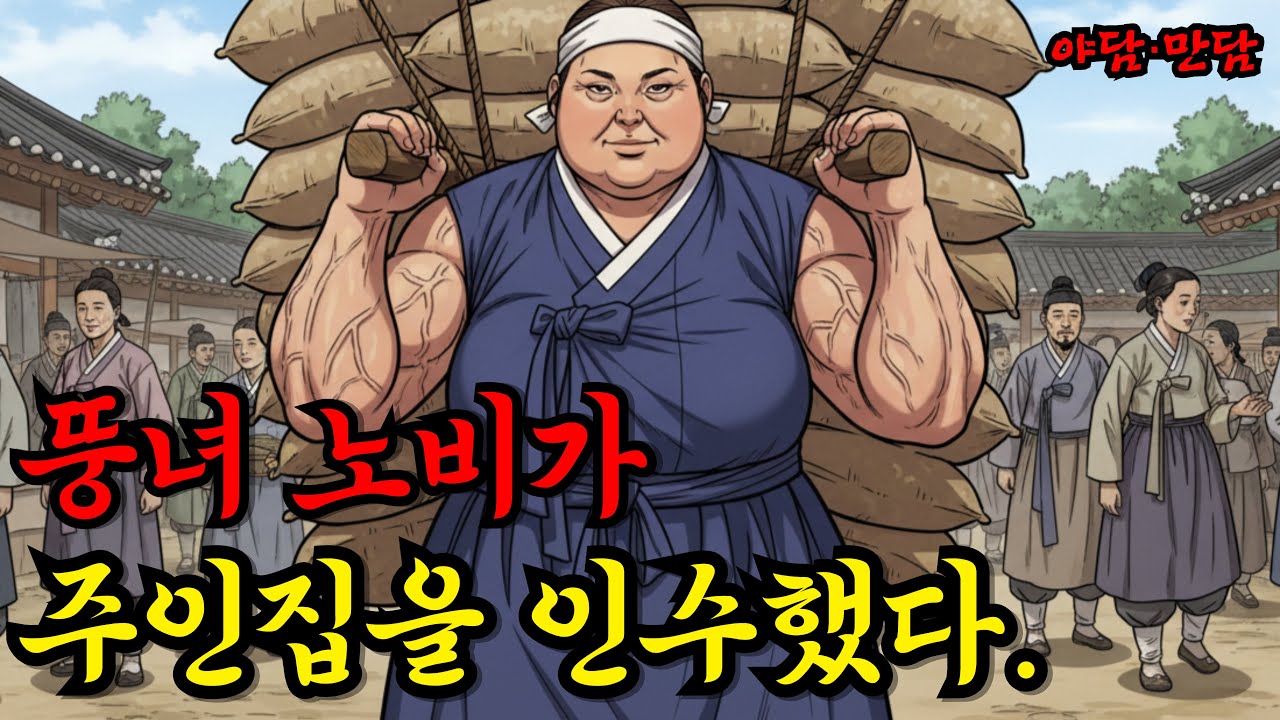 뚱녀노비가 주인 대감집을 인수했더니 생긴일 |야담|만담|전설|옛날이야기|사연