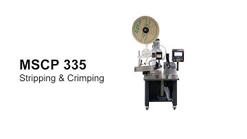 MSCP 335: Multi-core Cable Wire Continuous Stripping and Crimping Machine | Shark Tooth | Korisung