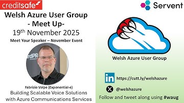 Welsh Azure User Group  - November 2025 Event
