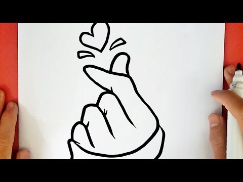 HOW TO DRAW A TUMBLR KOREAN HEART