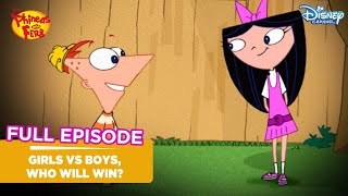 Phineas And Ferb | Girls Vs Boys, Who Will Win? | Comet Kermilian | Episode 25