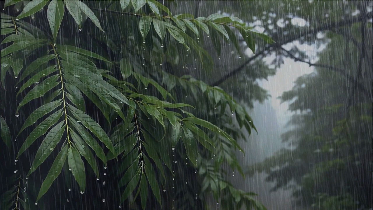 Звуки дождя в лесу для глубокого сна как у малыша и спокойствия разума