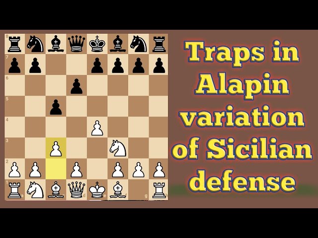 Crush the Sicilian Defense: TRAPS in Alapin Variation - Remote Chess Academy