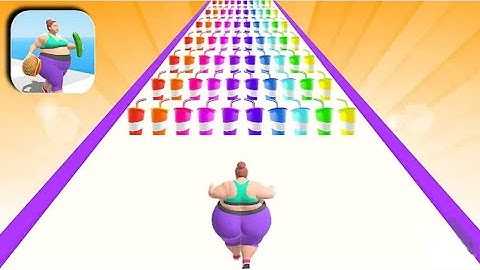 Fat To Fit Games All Levels Walkthrough Gameplay iOS,Android Relaxing Video Update Level #Shorts