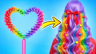 İnek Kıza Karşı Popüler Kız! 🤓✨ 123 GO! Challenge Muhteşem Saç Değişimi Mücadelesi