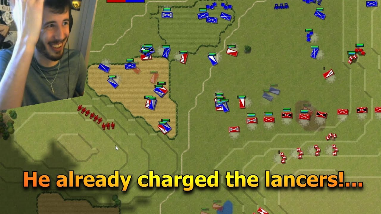 I don't see anything and he already charged the lancers! | Lines of Battle - Battle