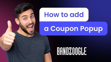 How to add a Coupon Pop-up to Bandzoogle