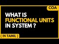 Functional units of computer in tamil | Input & Output Unit Memory unit Central processing unit| COA