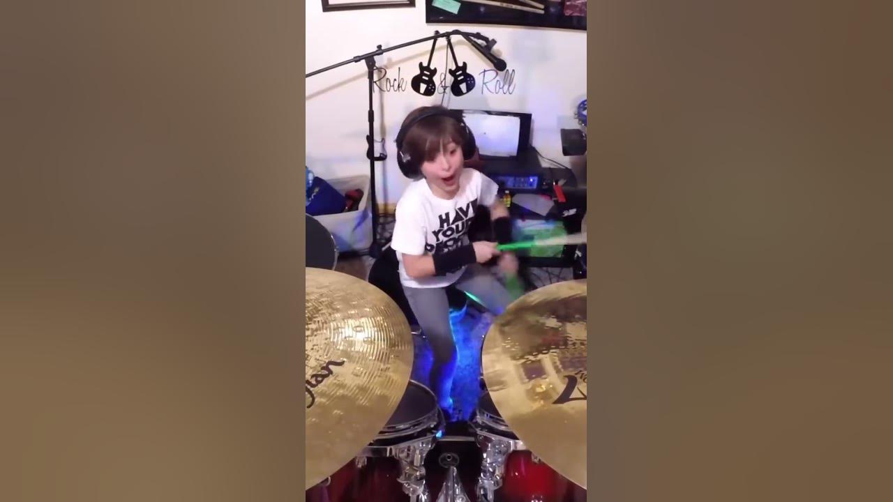 #yourlove #outfield #kid #drummer #viral