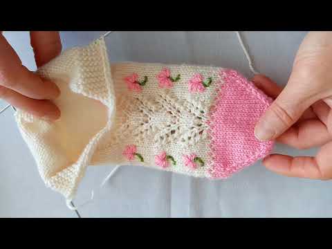 5 Şişle ajurlu patik yapımı  #slippers #crochet