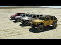 Jeep jl wranglers 4 way drag racing  na vs supercharged