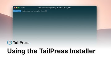 Using the TailPress installer for your next WordPress/Tailwind CSS theme