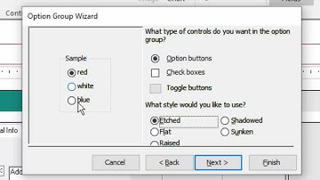 Microsoft Access A to Z:  Adding option (radio) buttons to a form