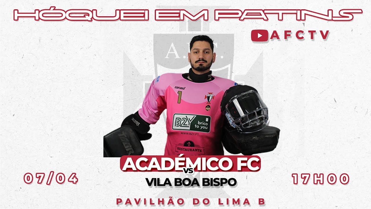 AFCTV - Hóquei em Patins: Académico FC X Vila Boa do Bispo - YouTube