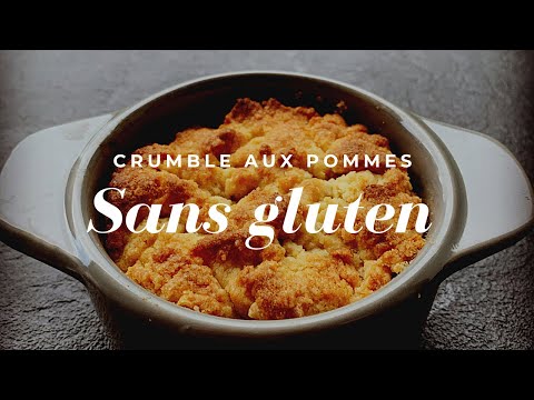 Recette Crumble aux pommes SANS GLUTEN