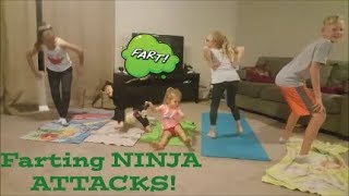 Farting Ninja Attacks During Yoga