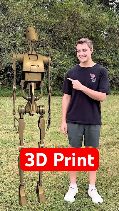 3D Printing a Star Wars Battle Droid Part 3