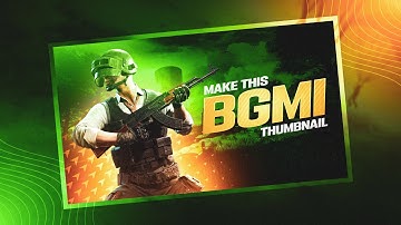 Create Next Level BGMI Thumbnail On Android | BGMI Thumbnail Tutorial On PSCC | By Nitzex