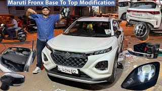 Maruti Fronx Sigma Model Modification | Base To Top | Nexa OEM Accesories | Modified Fronx Base