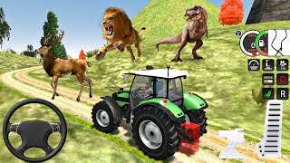 Real Tractor Trolley Cargo Farming Simulator Game - Animal Attack☠️Android Gameplay screenshot 5