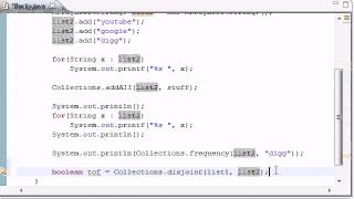 Exclusive Intermediate Java Tutorial 13 frequency, disjoint Profile